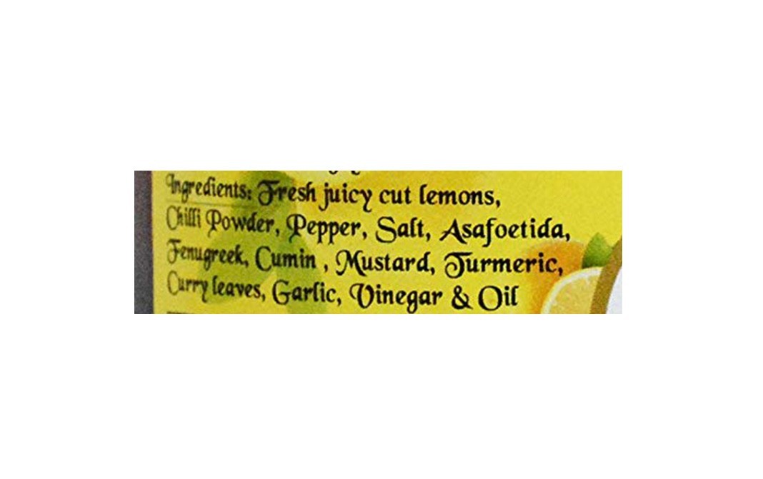 Authentic Granny's Recipes Tangy Lemon Pickles    Jar  500 grams